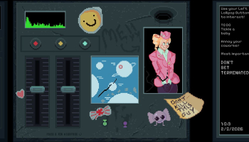 An image showing a render of the character with no pixel filter